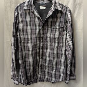 Columbia Men's Plaid Button Down Shirt - Insect Block / Omni-wick